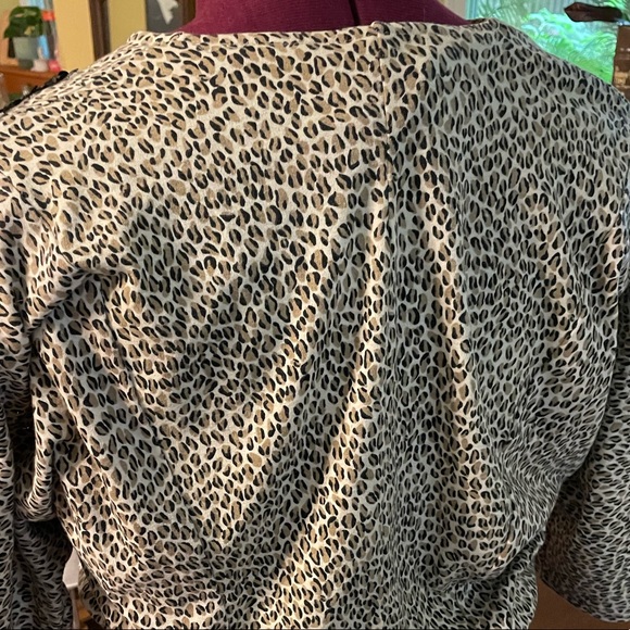 Vintage 80s crop top safari print - Picture 7 of 9